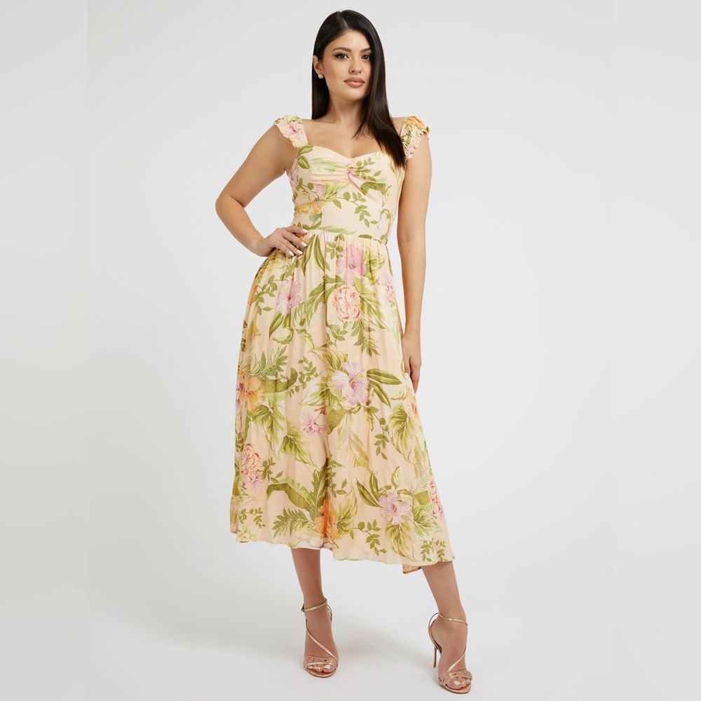Guess Women's Susanna floral-print midi dress